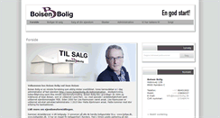 Desktop Screenshot of boisenbolig.dk