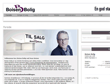 Tablet Screenshot of boisenbolig.dk